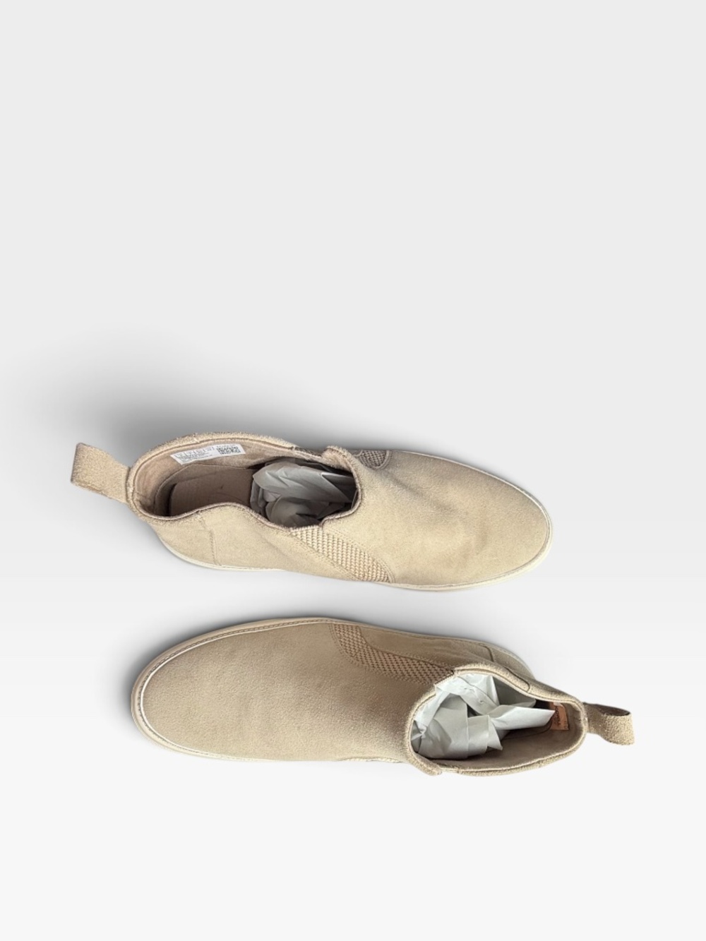 Toms Bryce Suede Slip on Booties Women's Size 9 High Top Tan - Picture 3 of 14